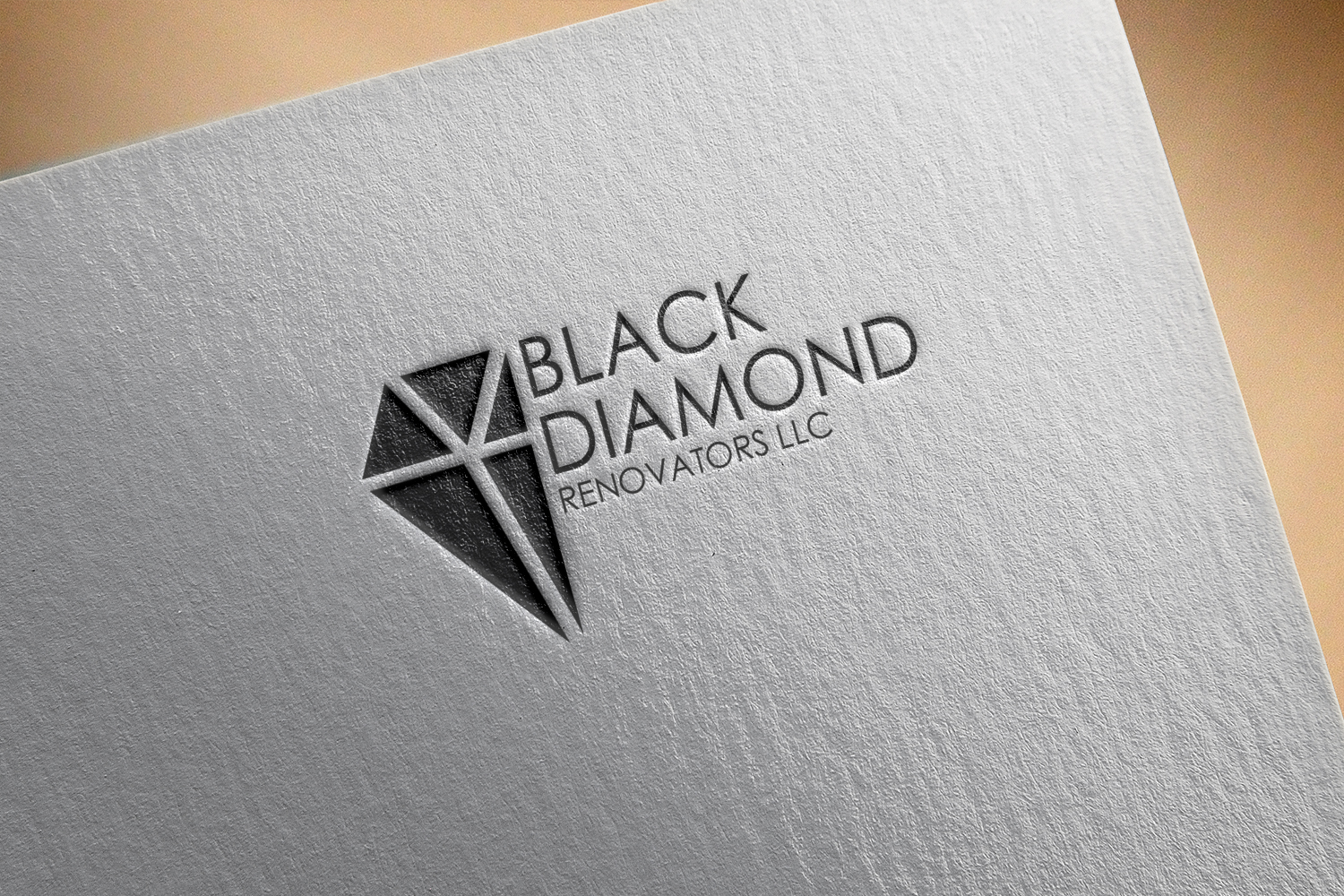 Logo Design by CreArt for black Diamond Renovators LLC | Design #11585765