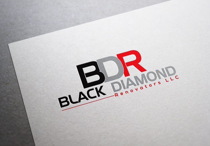 Logo Design by DESIGN Services JK for black Diamond Renovators LLC | Design #11588675