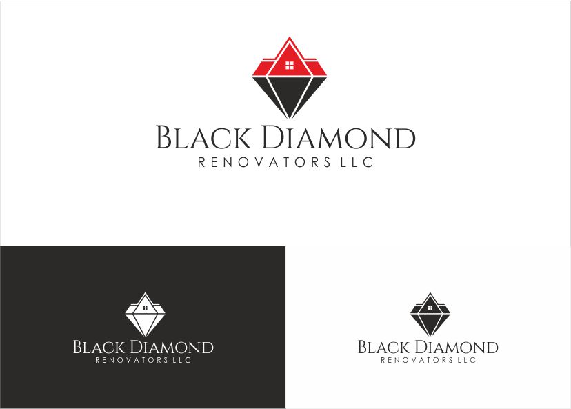 Logo Design by torodes77 for black Diamond Renovators LLC | Design #11579956