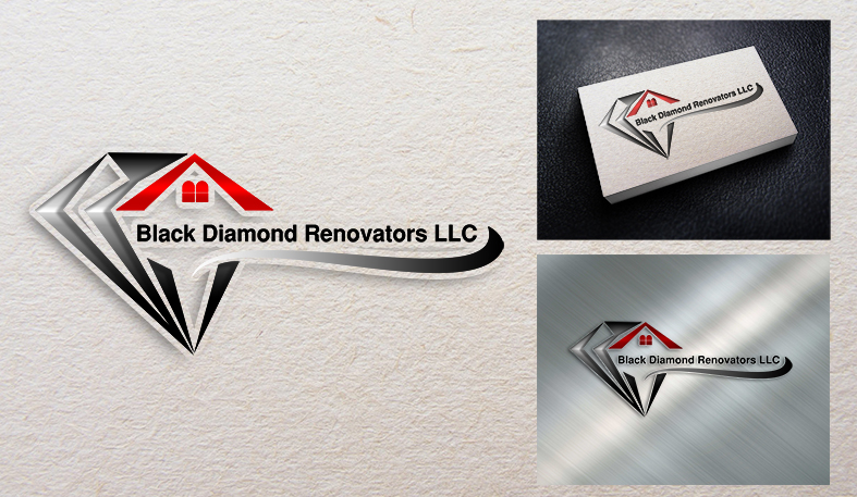 Logo Design by nugiepreet for black Diamond Renovators LLC | Design #11600718