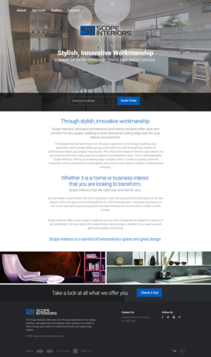 Web Design by creationz2011 for Sign Projects Australia | Design: #11654653