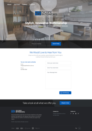Web Design by creationz2011 for Sign Projects Australia | Design: #11699641