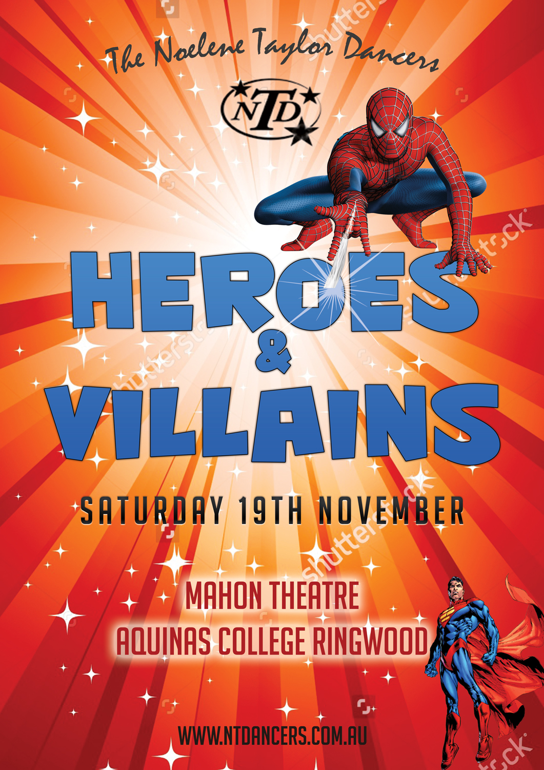 Poster Design by leuchi for The Noelene Taylor Dancers | Design #11612678