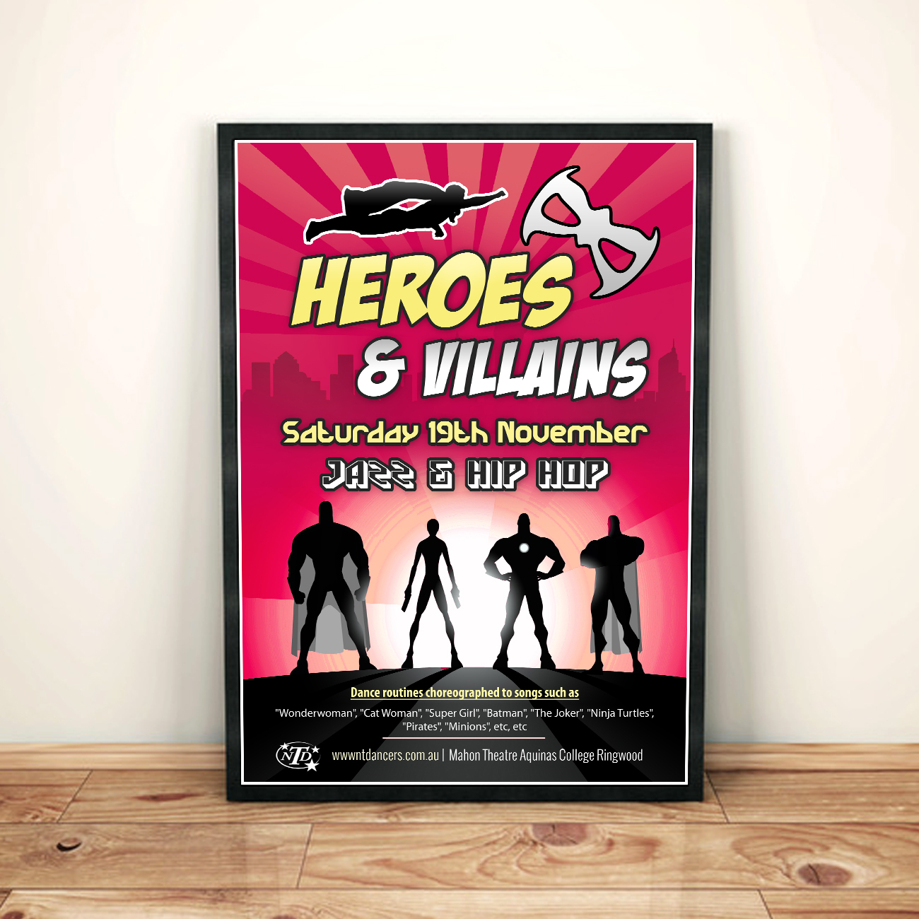 Poster Design by debdesign for The Noelene Taylor Dancers | Design #11609303