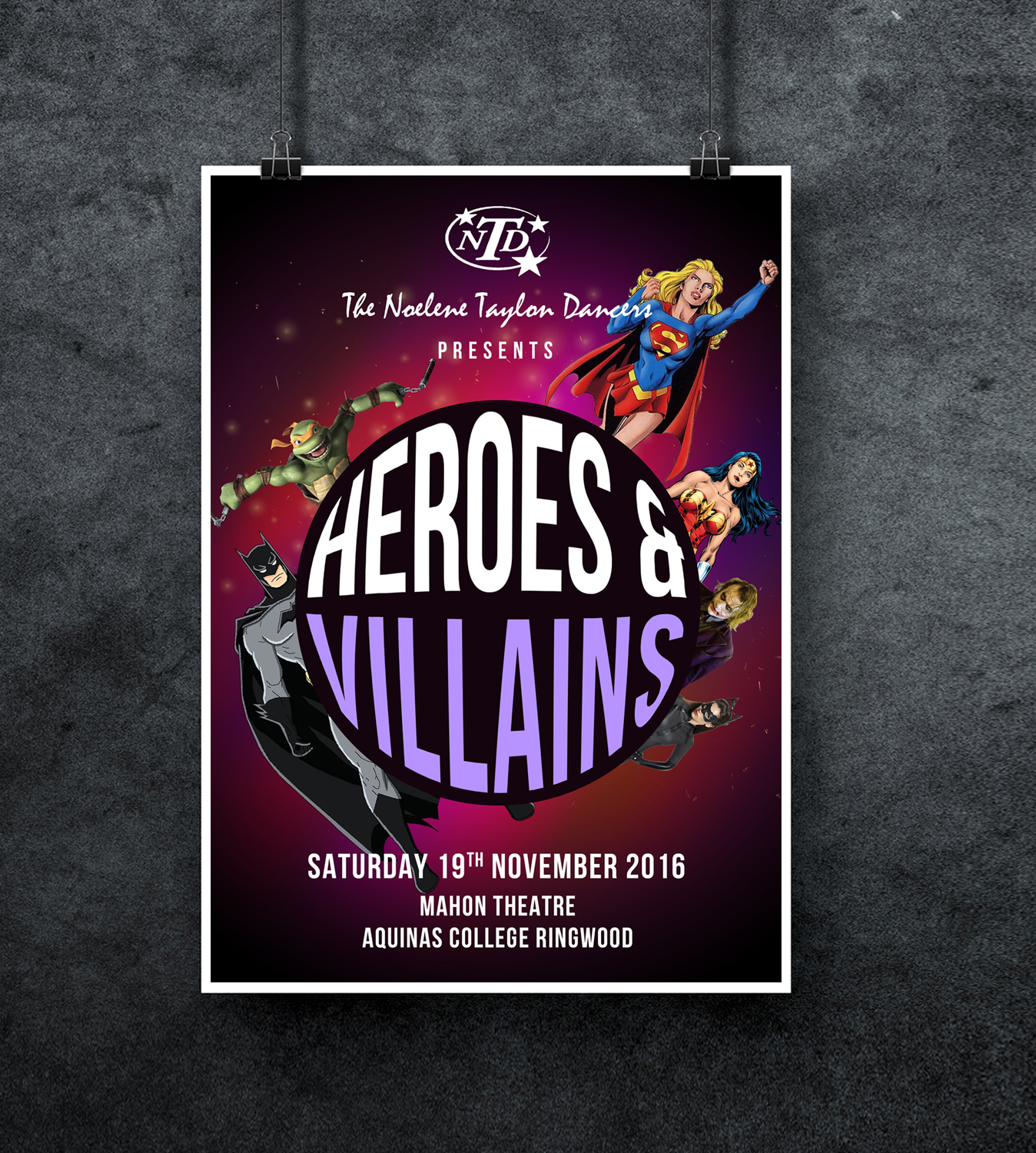 Poster Design by Gfx.26™ for The Noelene Taylor Dancers | Design #11647009