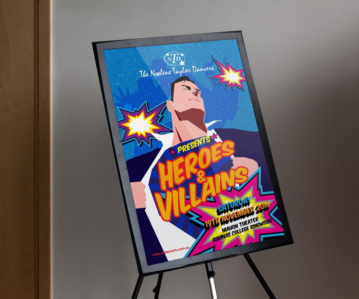 Poster Design by janiceg for The Noelene Taylor Dancers | Design #11592013