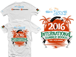 T-shirt Design by 2ndfloorharry for Skydive Diani | Design: #11593997