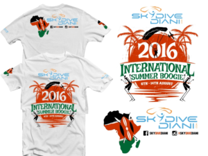 T-shirt Design by 2ndfloorharry for Skydive Diani | Design: #11612119