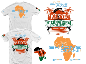 T-shirt Design by 2ndfloorharry for Skydive Diani | Design: #11624575