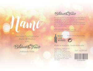 Label Design by Eleanor Short for Between the Vines | Design: #11625430