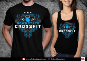 Downstate CrossFit tee shirt design | Diseño de Camiseta por Fatboy Graphic