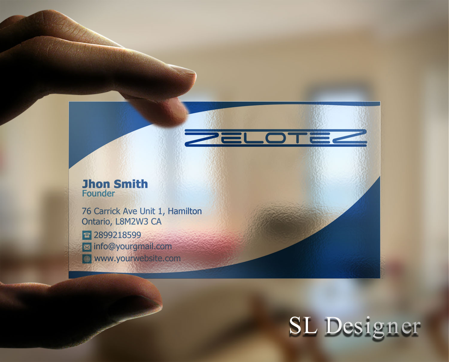 Business Card Design by SL Designer for this project | Design #11580655