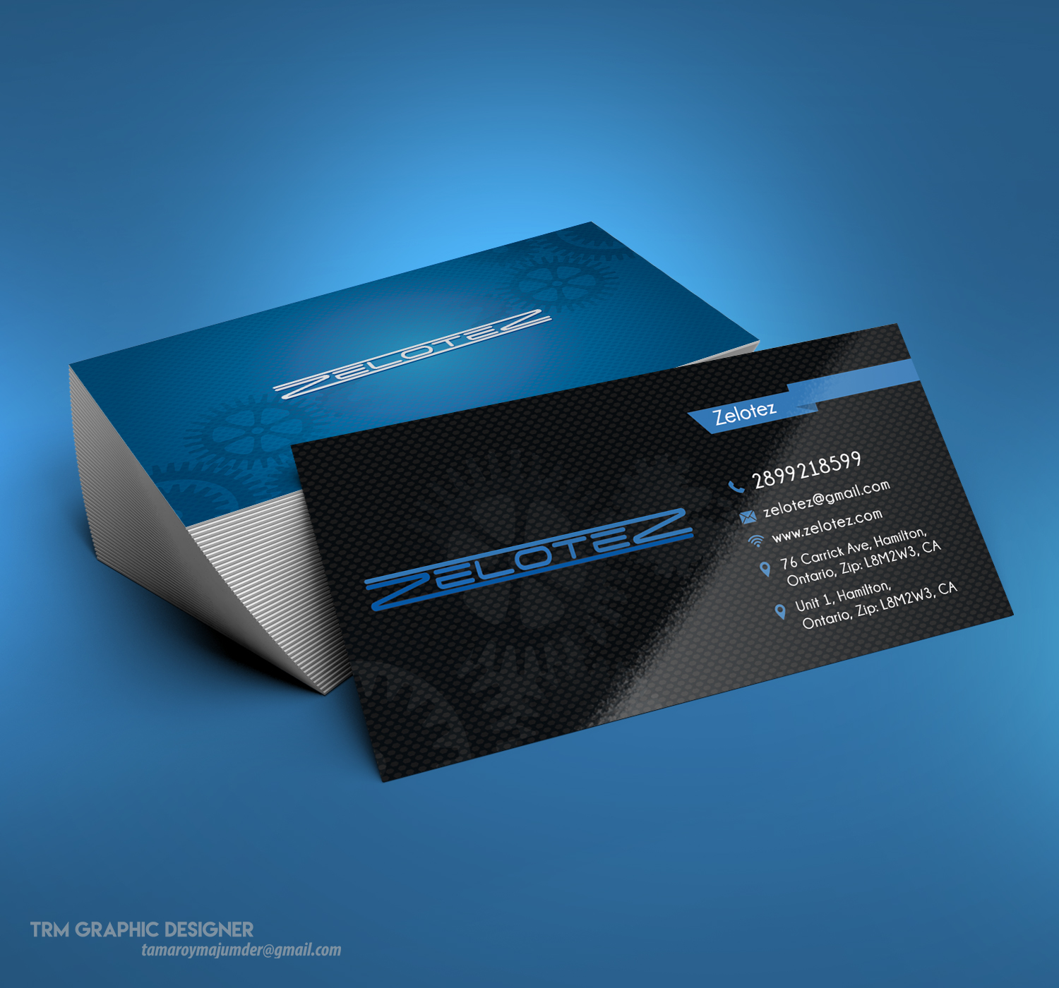 Business Card Design by Tama R.M for this project | Design #11589091