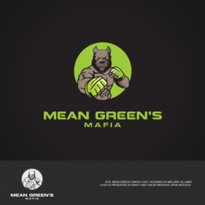 Mean Green's Mafia | Logo Design by mvillamin