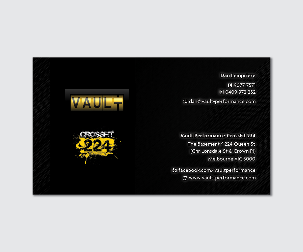 Diseño de Tarjeta de Presentación por dxp para Dan Lempriere | Diseño #2339174