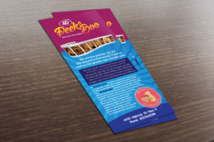 4D Peek a Boo advertisement rack card  | Flyer-Design von Richard Teran