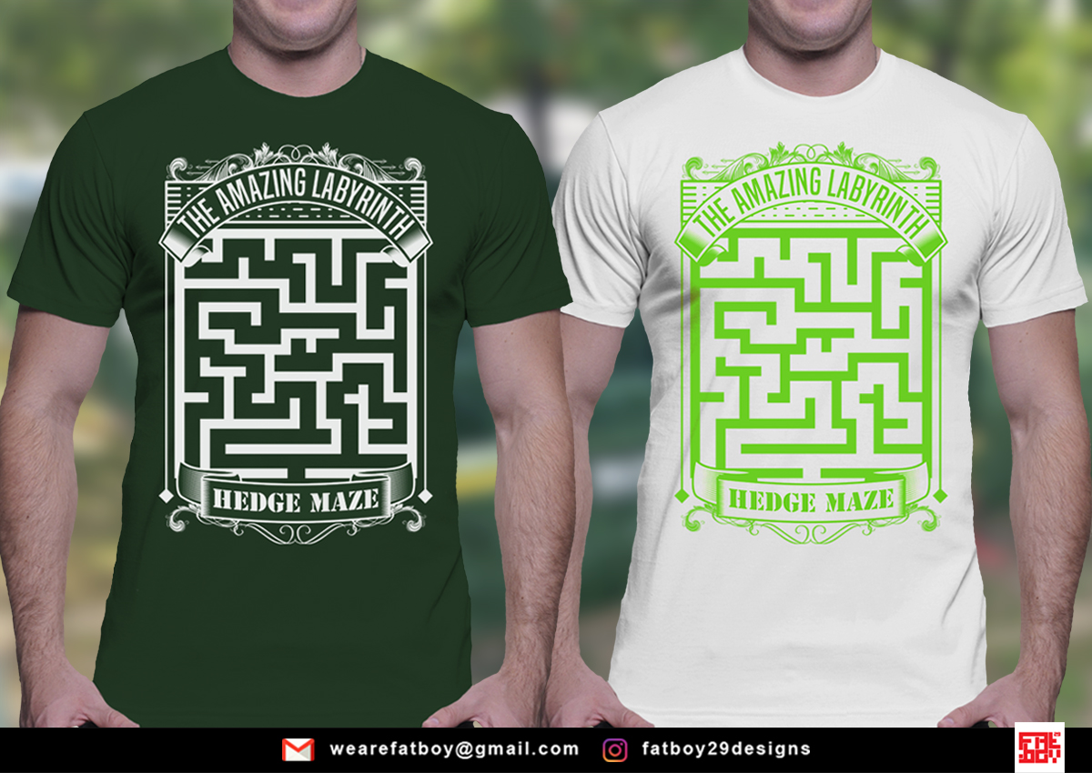 T-shirt Design by Fatboy Graphic for The Amazing Labyrinth | Design #11641267