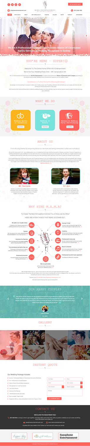 Web Design by Sbss for V&A Creative Pty Ltd  | Design #11608237