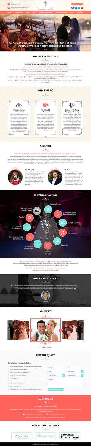 Diseño Web por Sbss para V&A Creative Pty Ltd  | Diseño #11616614