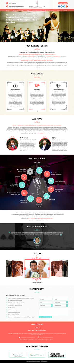 Diseño Web por Sbss para V&A Creative Pty Ltd  | Diseño #11616618