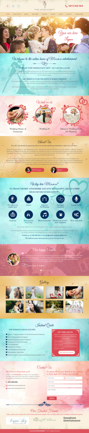 Web-Design von rightway für V&A Creative Pty Ltd  | Design: #11608554