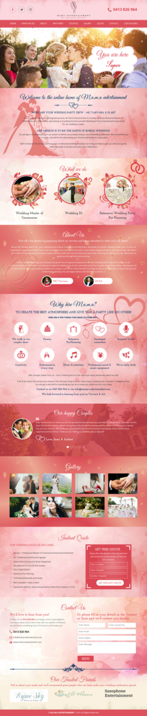 Web-Design von rightway für V&A Creative Pty Ltd  | Design: #11608559