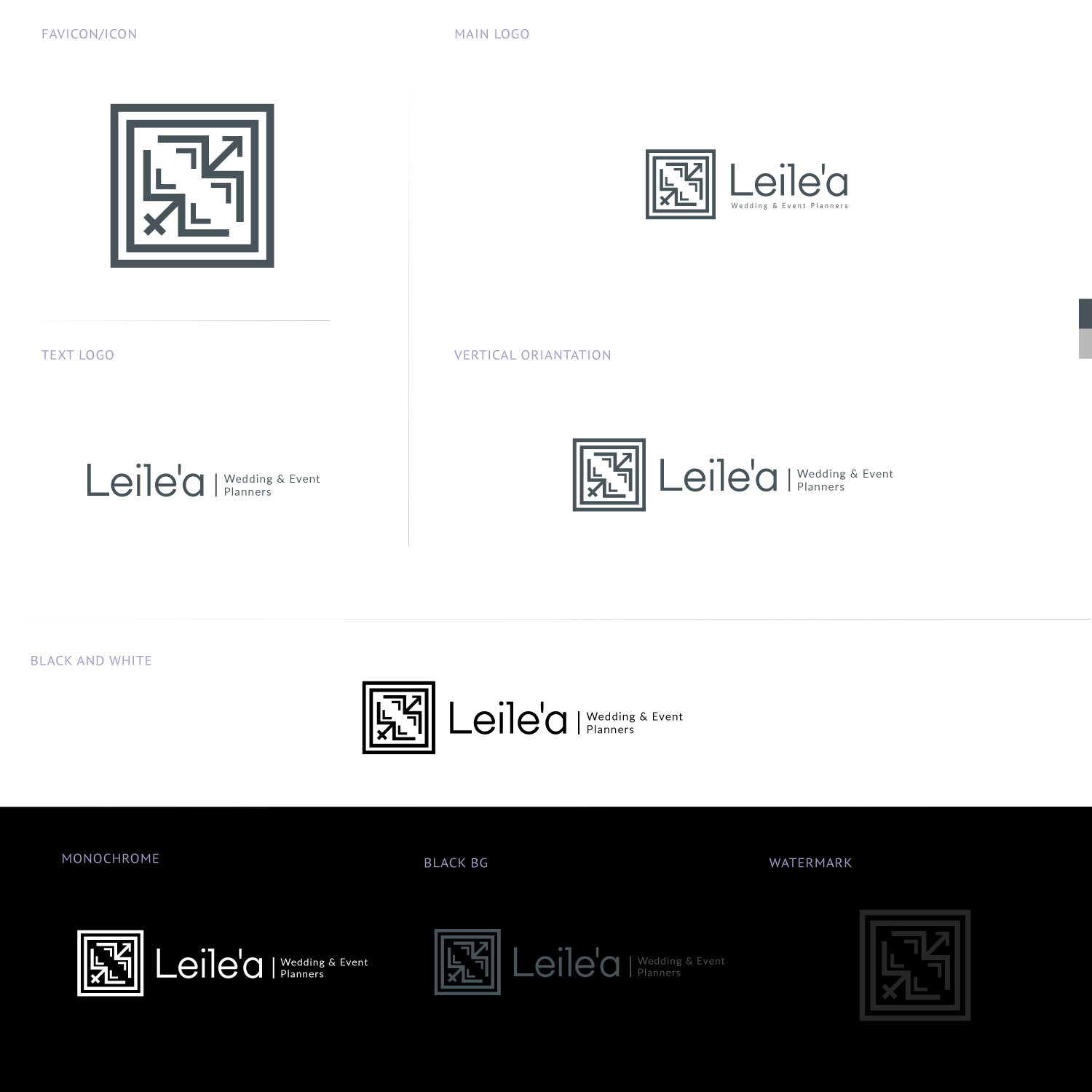 Logo Design by Siltan for Leile'a Wedding & Event Planners | Design #11589408
