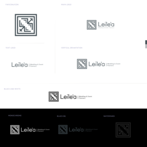 Logo Design by Siltan for Leile'a Wedding & Event Planners | Design: #11589408