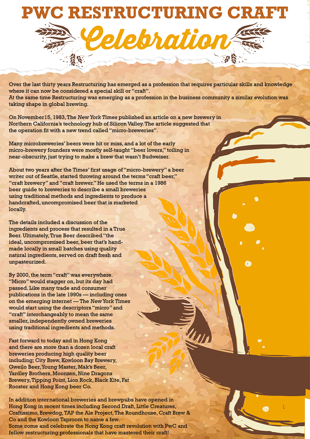 Flyer Design by Kimini for PwC | Design #11612312