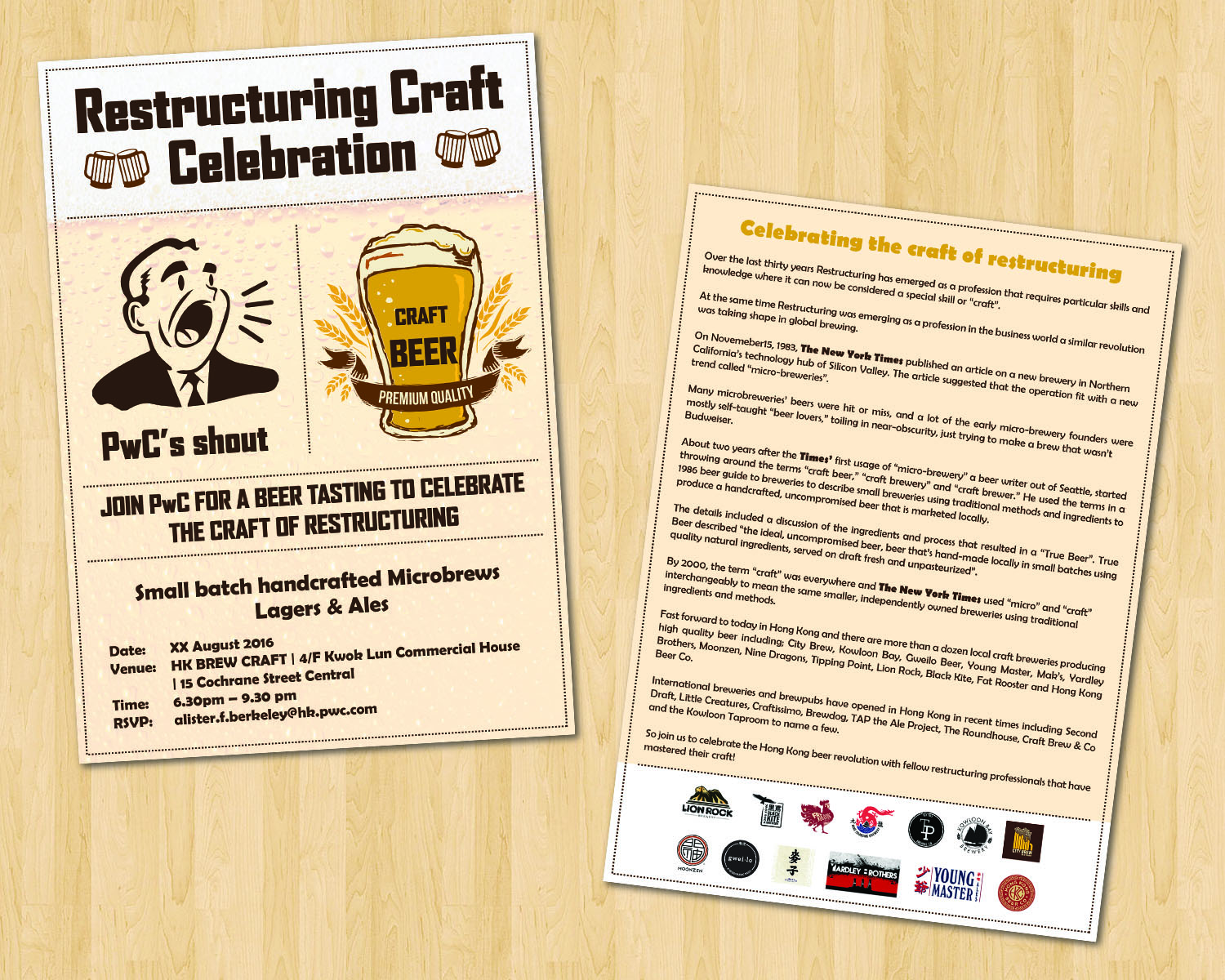 Flyer Design by JustRightHere for PwC | Design #11606748