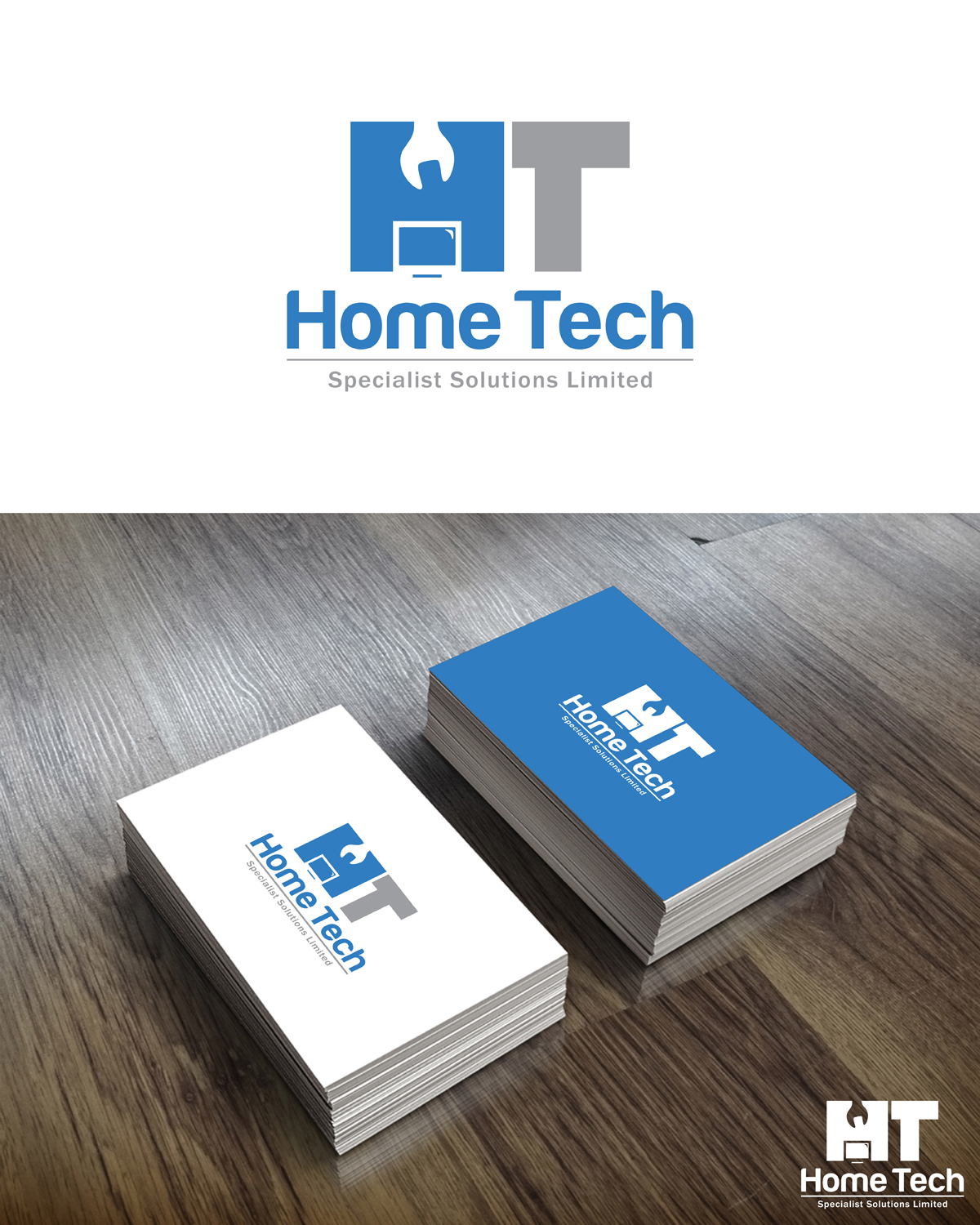 Logo Design by MoonFeather for Home tech | Design #11593731