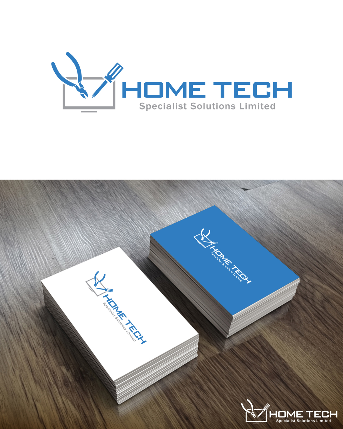 Logo Design by MoonFeather for Home tech | Design #11593760
