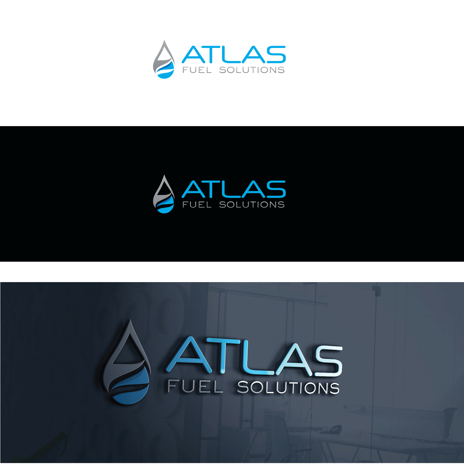 Logo Design by emptyboxgraphics for Atlas Fuel Solutions INC. | Design #11729502