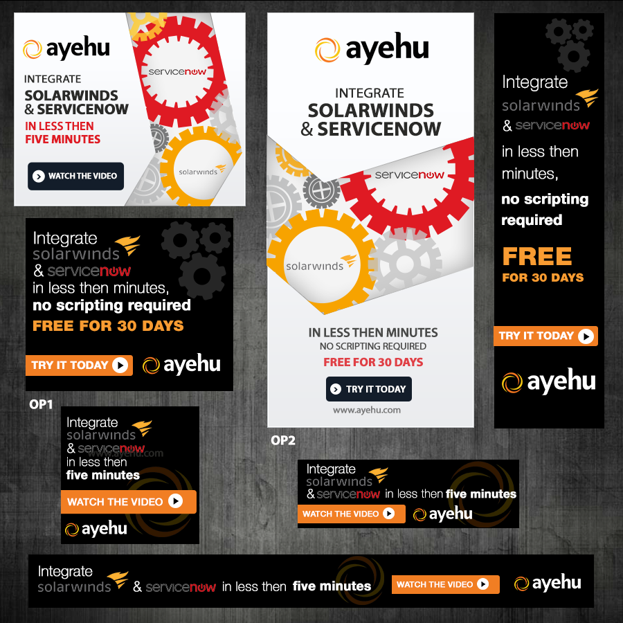 Banner Ad Design by ravi_k5 for Ayehu  | Design #11664374