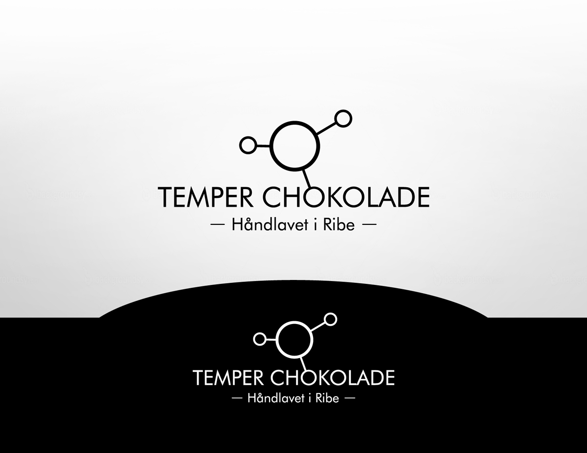Logo-Design von BlacknWhite Konzept für Temper Chokolade | Design #11643634