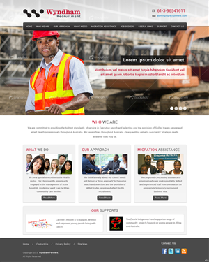 Web Design by pb for this project | Design: #2346223