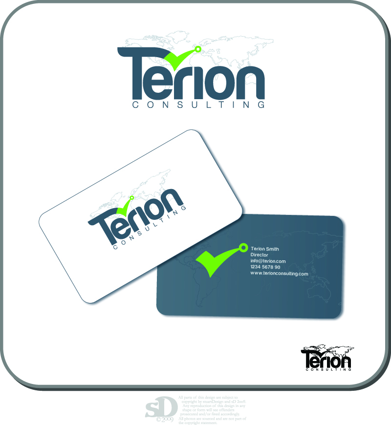 Business Card Design by sD for Terion Consulting | Design #25593