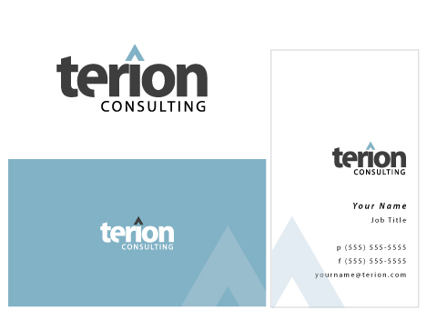 Visitenkarten-Design von Logofleet für Terion Consulting | Design #25046
