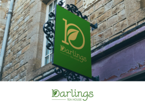 Darlings Tea House | Logo Design by Atvento Graphics