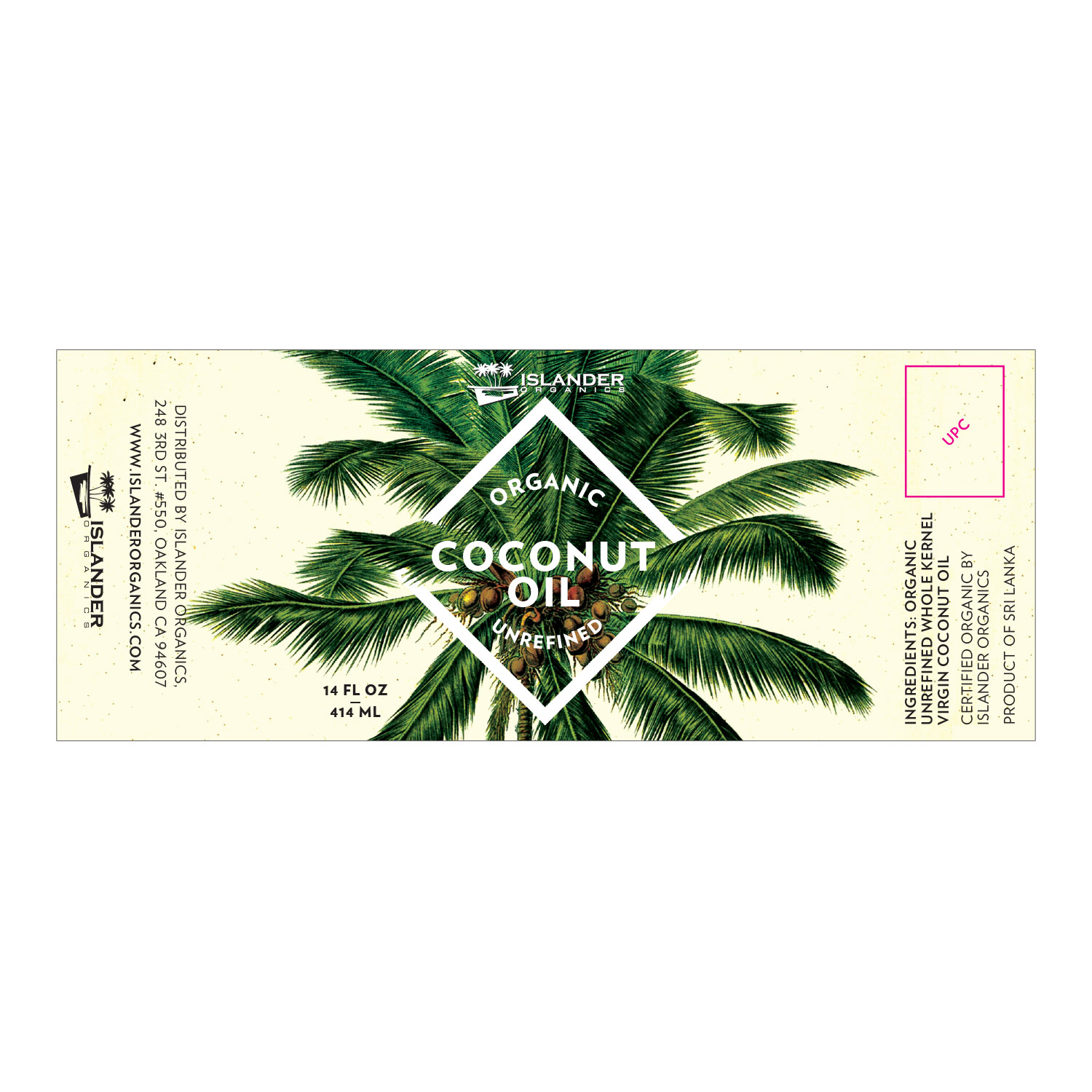 Label Design by masher for Islander Organics | Design #11933846