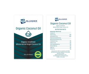 Label Design by ID for Islander Organics | Design: #11627317
