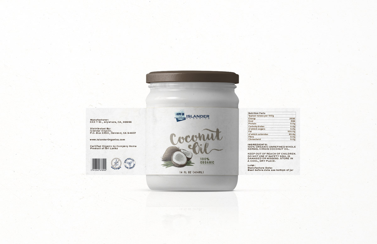 Label Design by Silkyluss for Islander Organics | Design #11650910