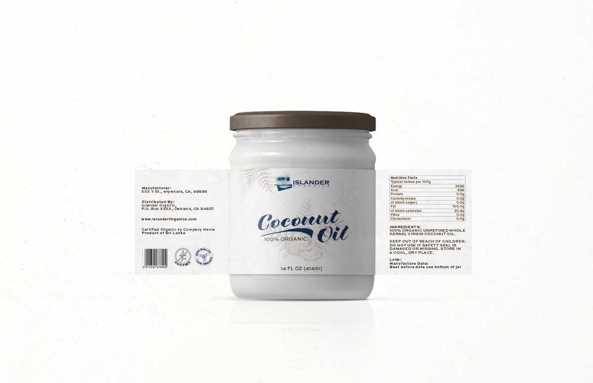Label Design by Silkyluss for Islander Organics | Design #11650911