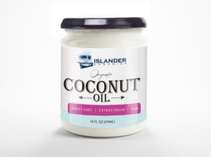 Simple Modern Label for a Coconut oil product | Design Étiquette par Soluciones Creativas