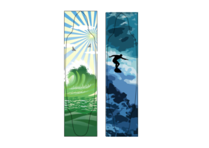Longboard design with Surf/ beach or related theme | Grafik-Design von dv
