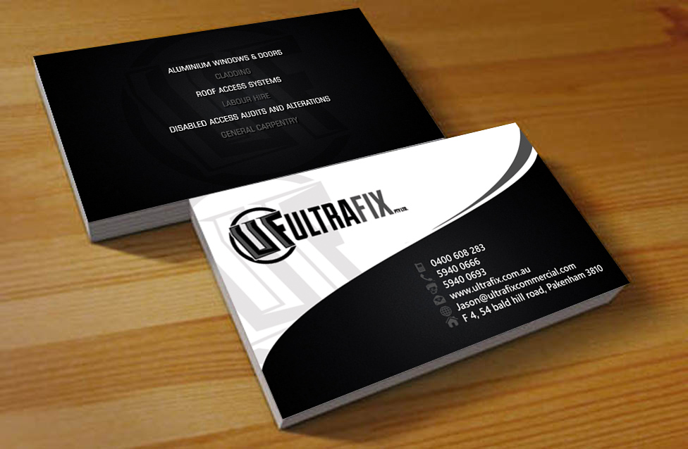 Design de Carte de Visite par Hardcore Design pour Ultrafix | Design #11684074