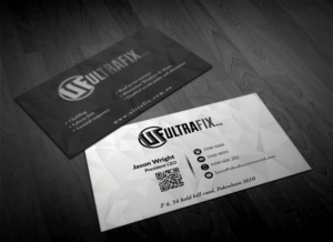 Business Card Design by Pointless Pixels India for Ultrafix | Design: #11658323