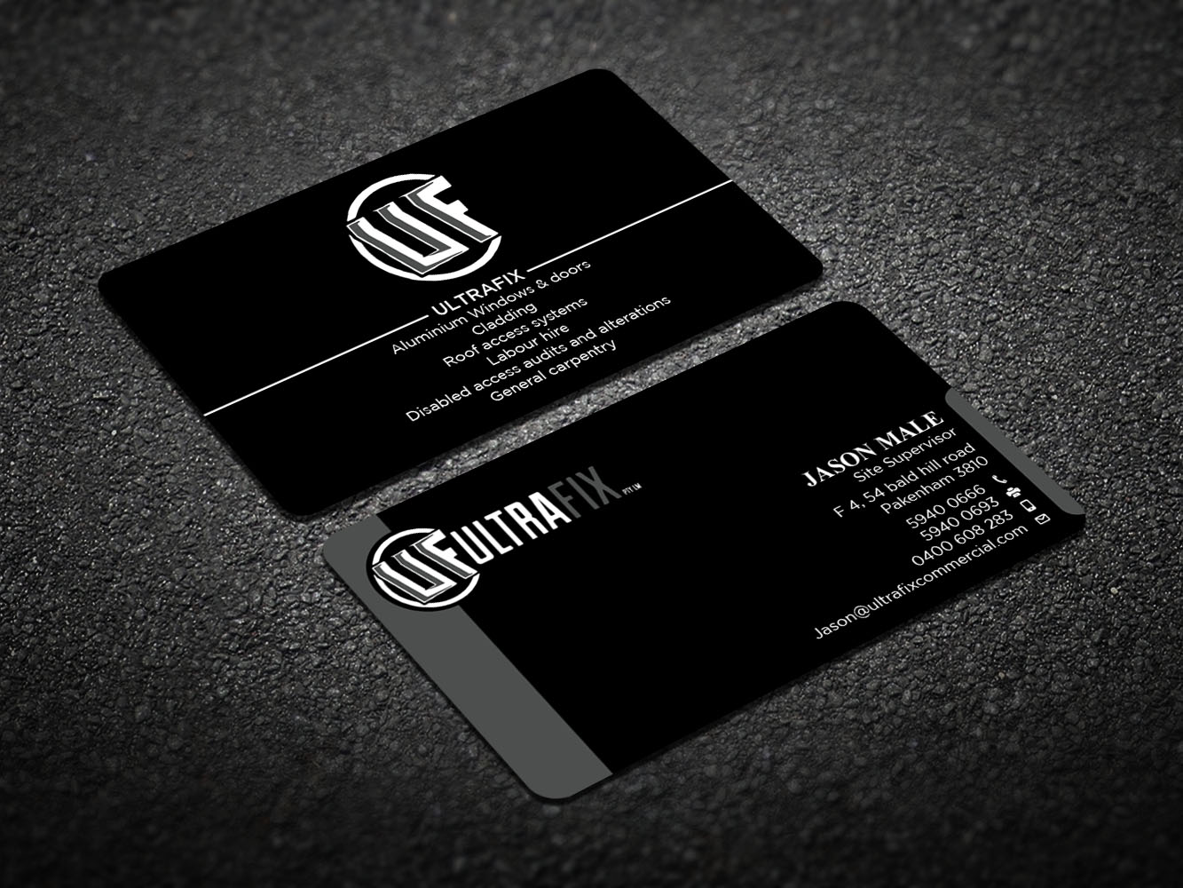 Business Card Design by Verified artistry (Design garden) for Ultrafix | Design #11661038