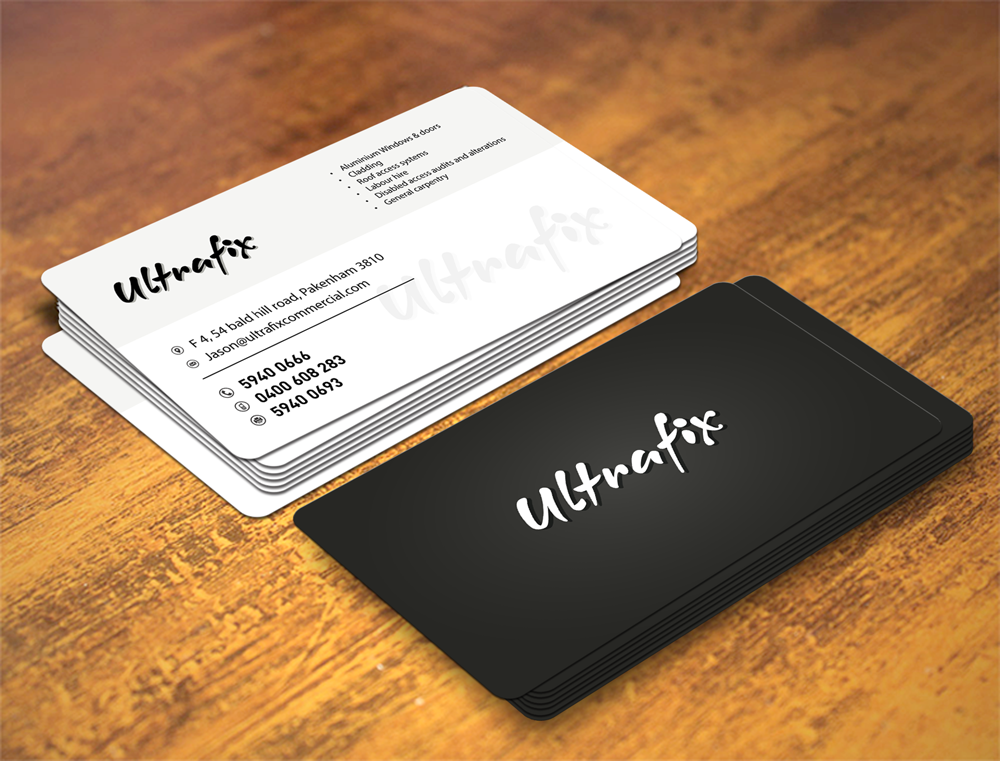 Business Card Design by Suren Amarathunga for Ultrafix | Design #11676863