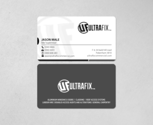 Design de Carte de Visite par chandrayaan.creative pour Ultrafix | Design : #11648028